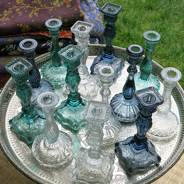 Candle holders from the Raj Tent Club