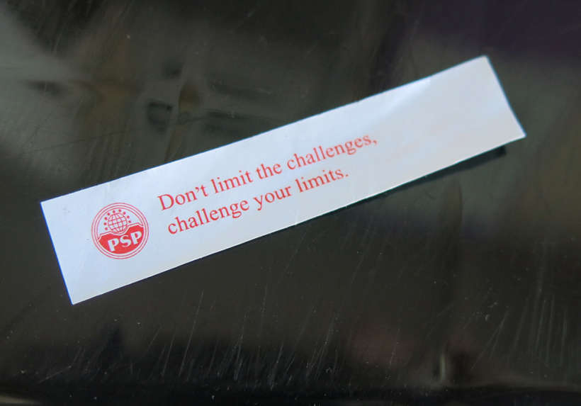 Fortune cookie message